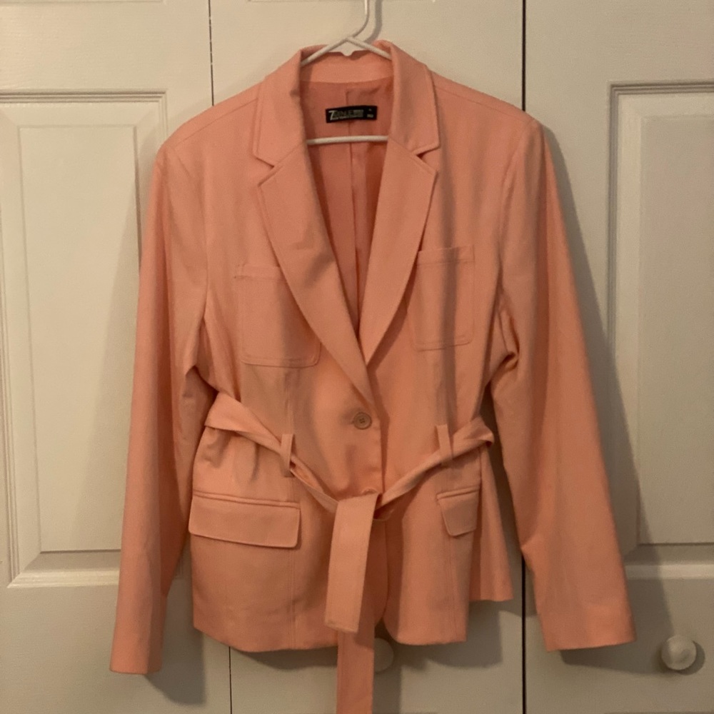 NY & Co pink blazer / 7th Avenue